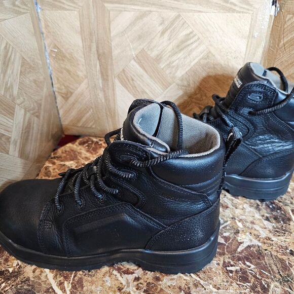 Rockport works men\'s leather water proof slip/oil resistant black size 13 main image 5